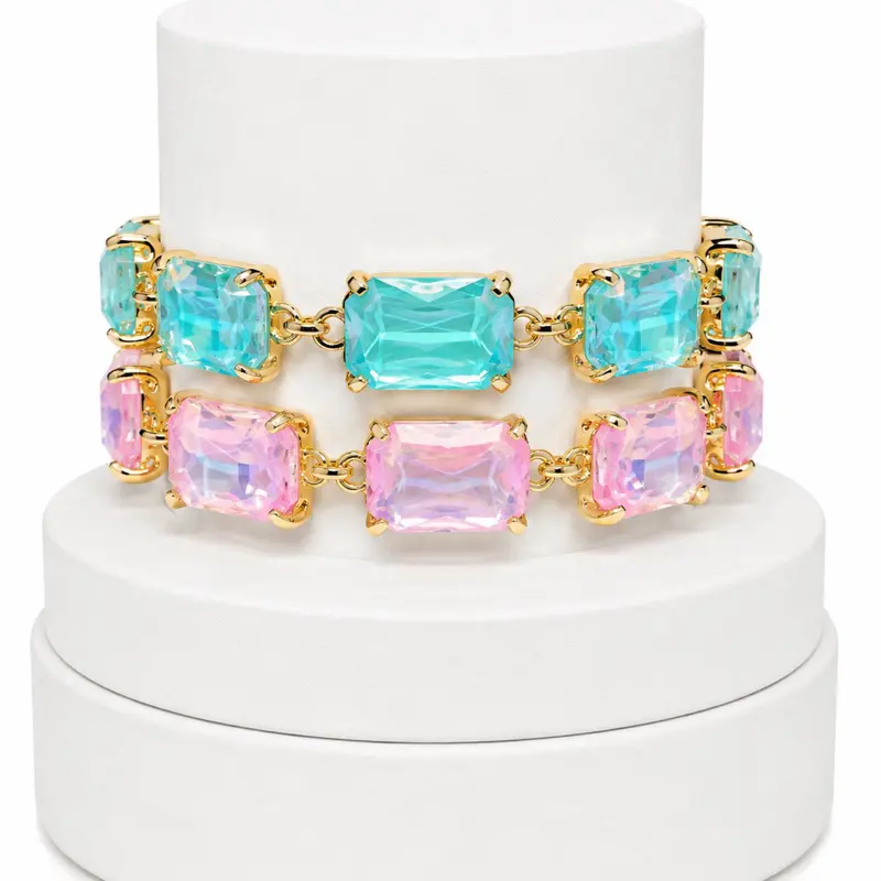 Opal Link Bracelets - Choose Stone Color