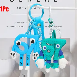 Brainrot Keychain: Brainrot 6 & 7 Number Human Design, Practical & Stylish Charm for Backpacks, Wallets, Car Keys, Perfect Holiday Gift & Decor