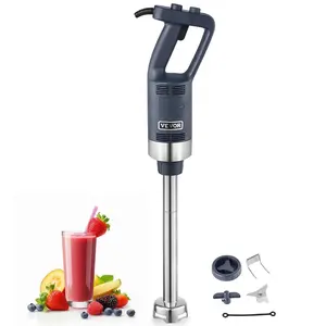 VEVOR Commercial Immersion Blender, 350W Heavy Duty Hand Mixer, 12 inch Stepless Variable Speed Mixer with Stainless Steel Blade, Multi - Purpose Portable Mixer for Soup, Sauces, Mashed Potatoes, CreamVEVOR Super Brand Day
