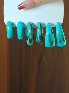 Boho Style Turquoise Earrings Set, 6-Piece Women's Jewelry Collection, Ethnic-Inspired Design, Perfect Gift Idea