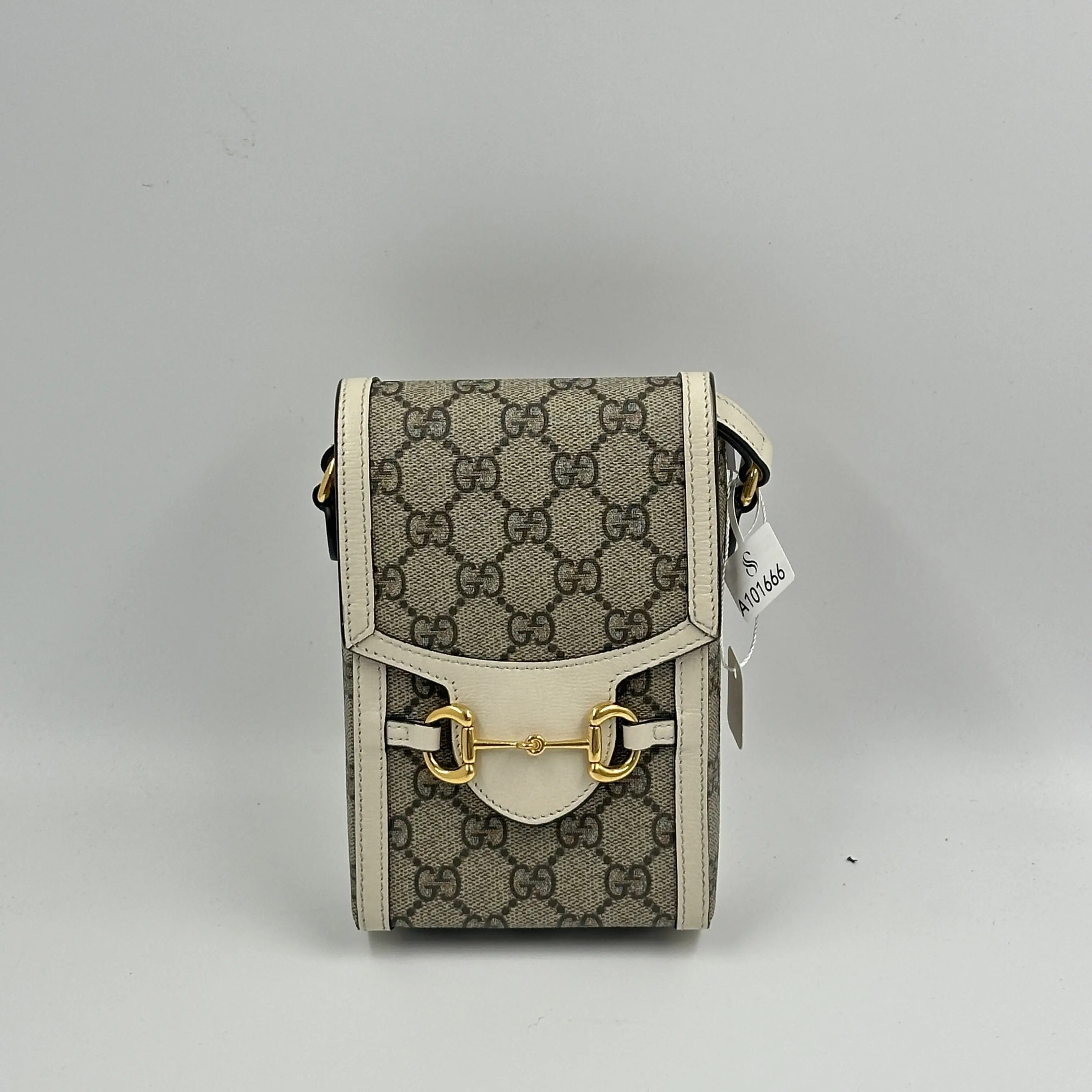 Pre-owned GUCCI Horsebit 1955 mini bag A101666