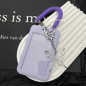 Butterfly Photocard Holder 3 inch Photo Sleeve Student Bus ID Card Case Korean Picture Display Idol Photo Frame