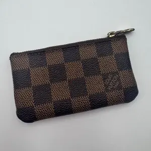 Pre-owned Louis Vuitton Canvas Small Leather Goods Damier Ebene Key Cles