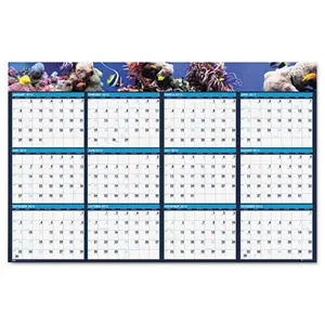House of Doolittle  Sealife Lam. Wall Planner