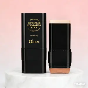 Eraser Concealer Foundation Stick-LightweightHydrating Radiant Finish SPF15 MoisturizingMakeup for All Skin Types 15g