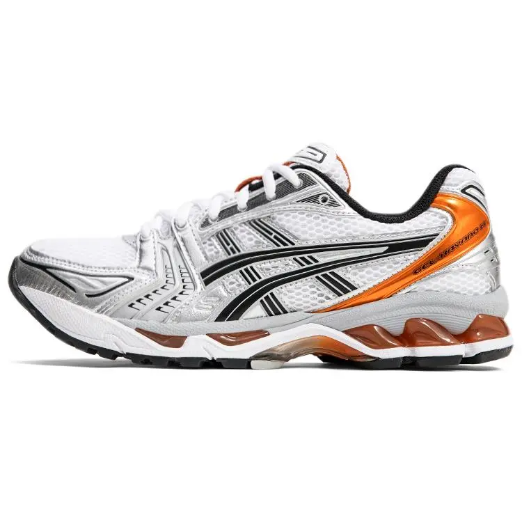 ASICS GEL Kayano 14 White Piquant Orange' Retro Comfort Low Top Casual Running Shoes Unisex 1201A019-109