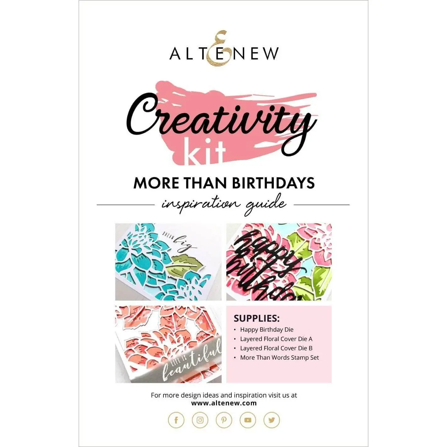 More Than Birthdays Creativity Kit Inspiration Guide