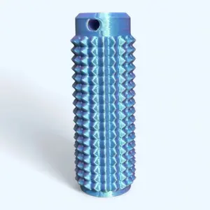 Pocket Mini Fidget Toy for Adults, Pain Stim Fidget, 3D Printed Venting Key Pendant, 1pcs Spiky Grippie Stim Keychain for Anxiety Relief Positive, Novelty Gifts for Friends