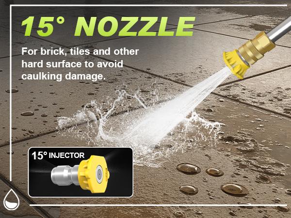 Gisam 4800PSI 1800W Electric High Pressure Washer Car Washer Gun Garden Washing Water Wash Spray Gun 180° Adjustable Nozzle