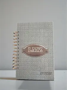 Daily Journal LMZ Notebook with Elegant Visual Texture & Metallic Copper Wire-O for Durability Perfect for Studies & Personal Planning