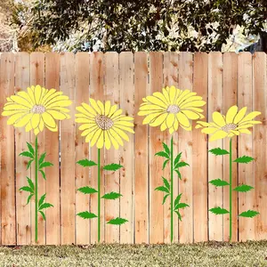 Large Flower Stencils for Painting Daisy Flower Stencils for Walls 14" Floral Stencil Templates for Garden Fence  Furniture Fabrics