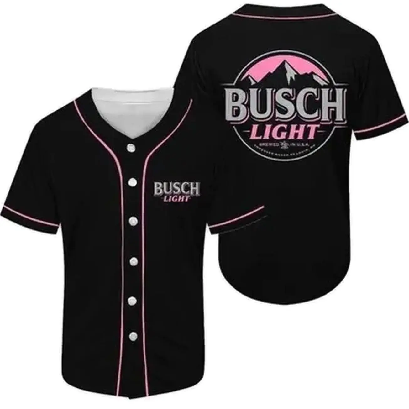 Premium Busch Light Baseball Jersey – Stylish Beer Lover Sports Shirt, Perfect for Game Day, Gifts & Collectors Edition