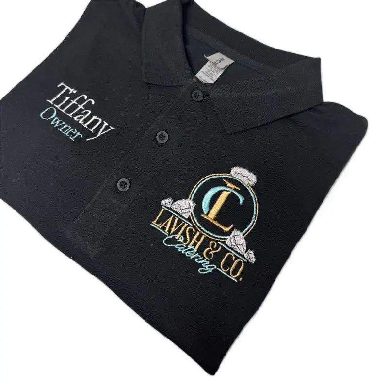 Custom Embroidered Polo T-Shirts – Personalized Just for You! Menswear Man Shortsleeve Breathable Top Casual