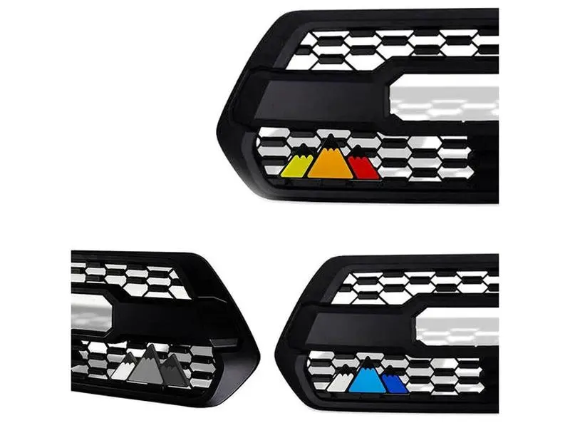 YotaTribe Mountain Grille Badge – Tri-Color Emblem for Toyota Tacoma, 4Runner & Tundra Grilles