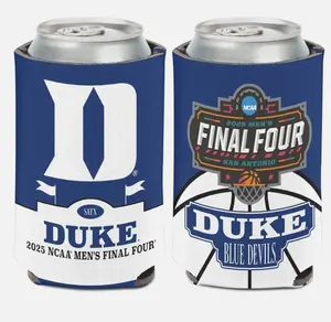 Duke Blue Devils 2025 Ncaa Tournament Final Four San Antonio Can Cooler Koozie