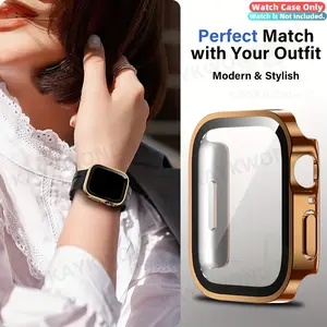 KAYKWONG'S Iwatch Screen Protector Case Cover for Series 11/10/9/8/7/6/5/4 Ultra, Durable Design, Perfect for 40/41/42/44/45/46/49mm Models, Protects Front Screen, 5 Colors Provided, Electronic Gadgets Accessories