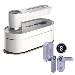 PLAYHOT Steam Iron for Clothes, 1200W Travel Steamer for Clothes, 2-in-1 Handheld Steamer Iron Support Dry and Wet Ironing, 15s Fast Heat Up, 110ML Water Tank Capacity, 180° Rotatable, 100~120V