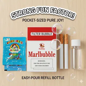 SummerVibes Bubble Cigarette StressRelief Toy, Fake Cigarette Shape,Mini Bubble Blower,Bubble Sticks, Relaxation Tool,Suitable for Birthday/ChristmasParty Gifts, for Men & Women（Newly Upgraded Version）