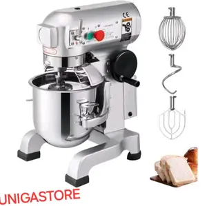 SunigaStore 10 15 20 30L Electric Dough Machine Stainless Steel Commercial Cream Whisk Mixer Processor Kitchen Food Stand Blender