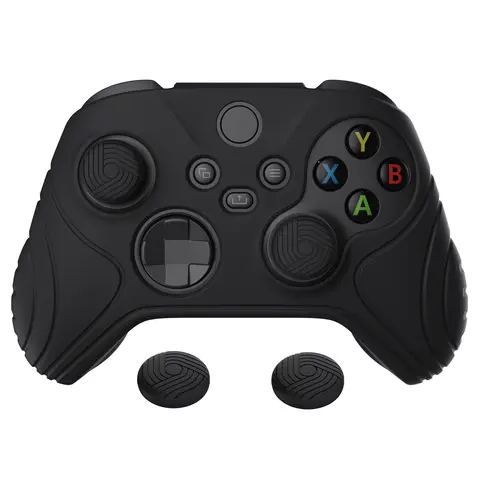 PlayVital eXtremeRate Samurai Edition Anti-Slip Controller Grip Silicone Skin for Xbox Core Controller, Ergonomic Protective Case Cover for Xbox Series S/X Controller w/Thumb Stick Caps