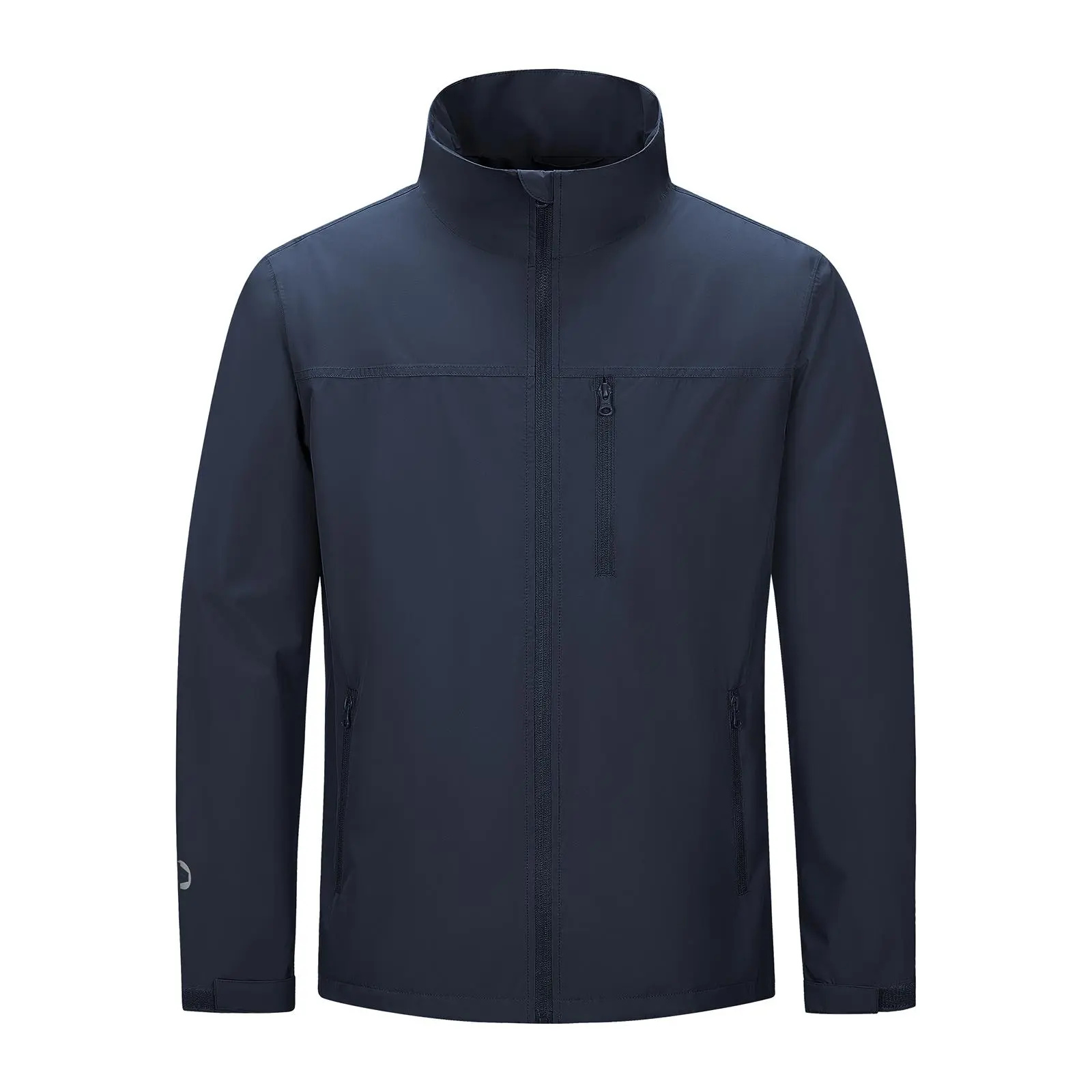 Outdoor Ventures Men's Lightweight Jackets Waterproof Full-Zip Wind Jacket Casual Work Golf Business Spring Coat with Pockets
