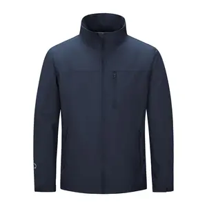 Outdoor Ventures Men's Lightweight Jackets Waterproof Full-Zip Wind Jacket Casual Work Golf Business Spring Coat with Pockets