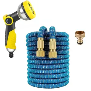 1pc Watering Spray Head Garden Hose Soft Tube Sprinkler Gun Balcony Car Washing Shower Gardening Tool