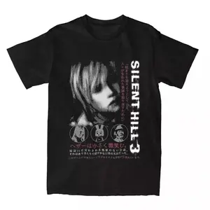 Silent Hill 3 Black T-Shirt Silent Hill Tee Game T-Shirt