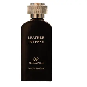 Aroma Paris - Leather Intense - Eau De Parfum, 100ml/ 3.4oz, With Amber Spicy, Citrus, Lavender & Spicy Fragrance Notes, Ideal for Daily Wear