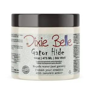 Dixie Belle Paint Company | Gator Hide | Non-Yellowing Polyacrylic Topcoat Paint | Resistant Finish for DIY Projects | Made in the USA