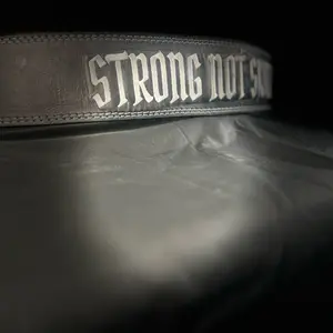 Strong Not Skinny 10MM Weightlifting Lever Belt - High-Quality Suede Leather, Durable & Comfortable, Lever Buckle for Quick Adjustments