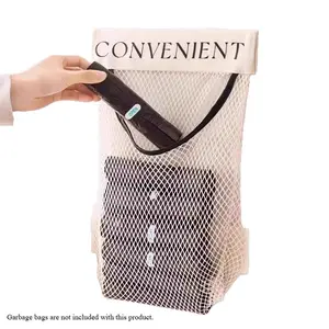 Velcro Hanging Storage Bag for Kitchen, Large Hangable Breathable Capacity Pantry Organizer