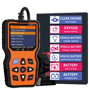 HC368 Pro Car Code Reader OBD2 Scanner Battery Tester Check Engine Fault Code Clear Universal Tool