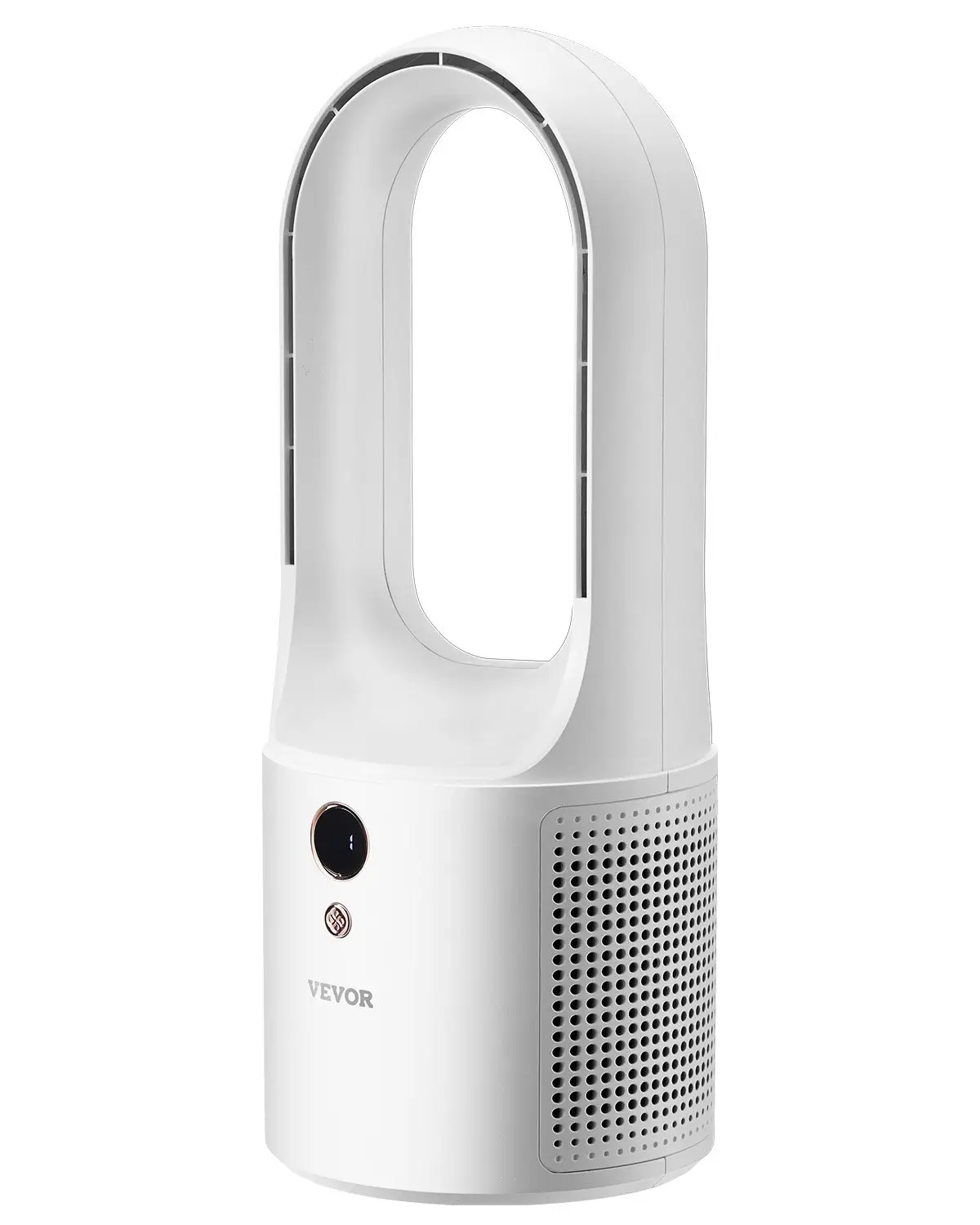 VEVOR Portable Desk Bladeless Fan 12.99" 6-Speed Quiet Table Fan for Bedroom & Office, Various specifications