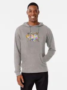 Pawprints on Heart Lightweight Hoodie