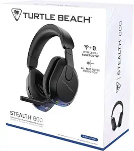 Turtle Beach Stealth 600 Wireless Gaming Headset for PlayStation, PS5, PS4, Nintendo Switch, PC - Black