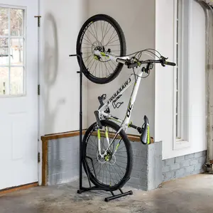 CycleStand Pro Bike Floor Stand with Compact Design for Versatile Use