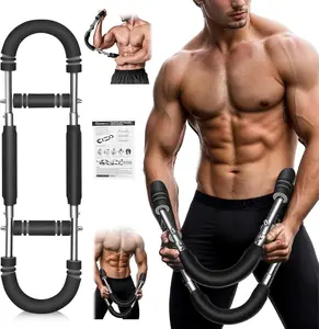 Twister Arm Trainer, Adjustable Chest Workout Equipment, Arm Trainer for Men, Arm Exercise Equipment, Chest Trainer for Men, Shoulders and Forearms Muscle Training Fitness Equipment