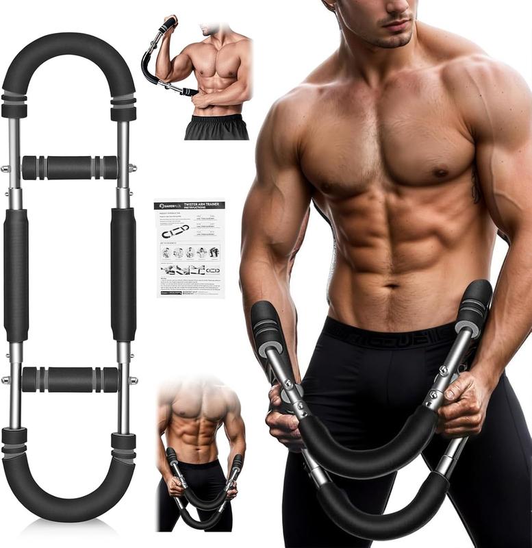 Twister Arm Trainer, Adjustable Chest Workout Equipment, Arm Trainer for Men, Arm Exercise Equipment, Chest Trainer for Men, Shoulders and Forearms Muscle Training Fitness Equipment