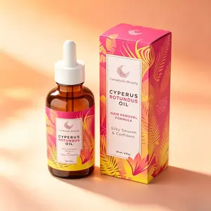 Caramela Beauty 60ml/2oz Botanical Essence, Pure Cyperus Rotundus Formula, Mild Natural Hair Regulator, Maintains Permanent Skin Silkiness