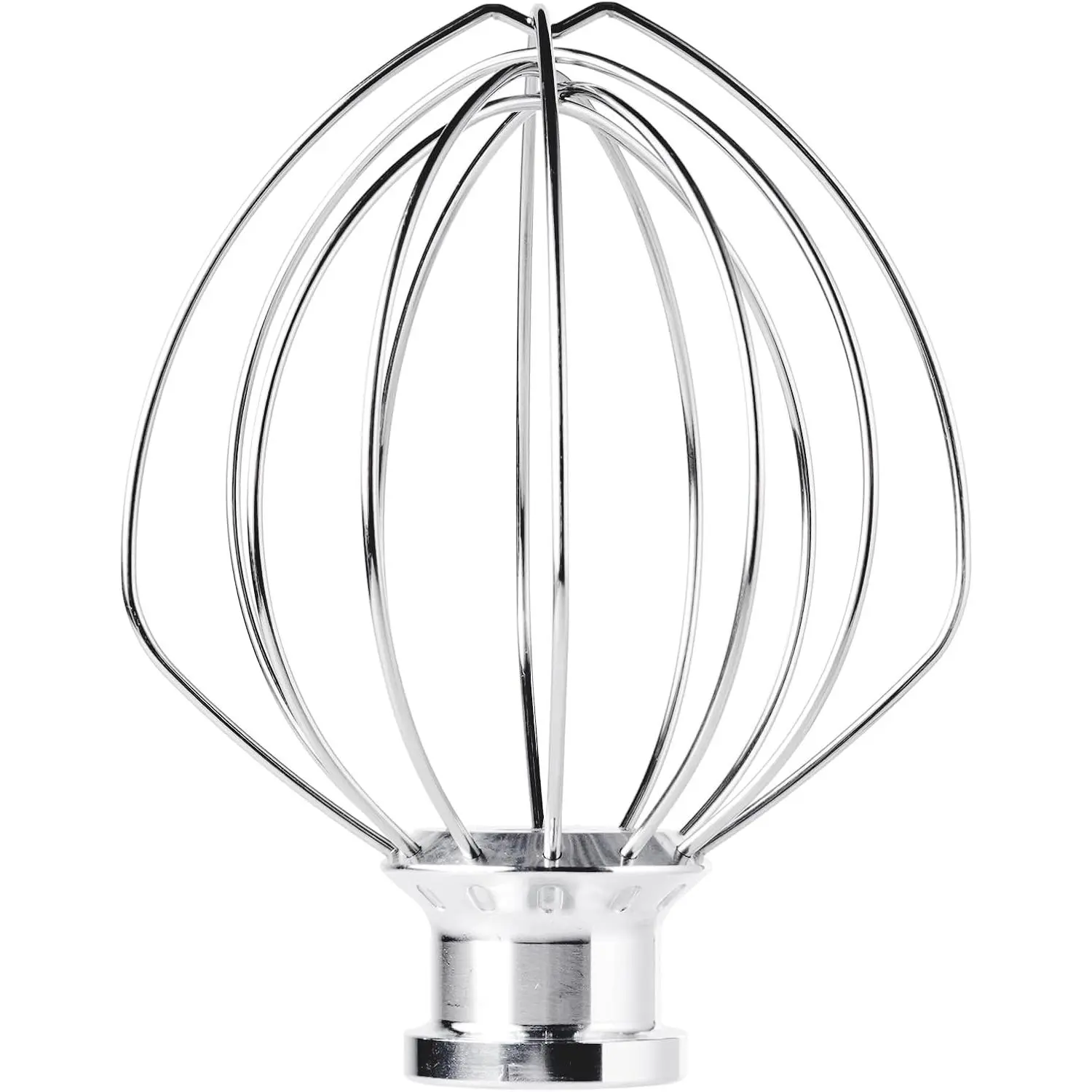K45WW 6-Wire Whip Attachment for  4.5 and 5 Quart Tilt- Stand Mixer, Egg Cream Stirrer, Cake Mayonnaise Whisk, Whisk Attachment for  Mixer Accessories