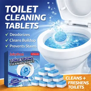 Jakehoe Toilet Cleaning Tablets – Removes Stains, Odors & Buildup Fast