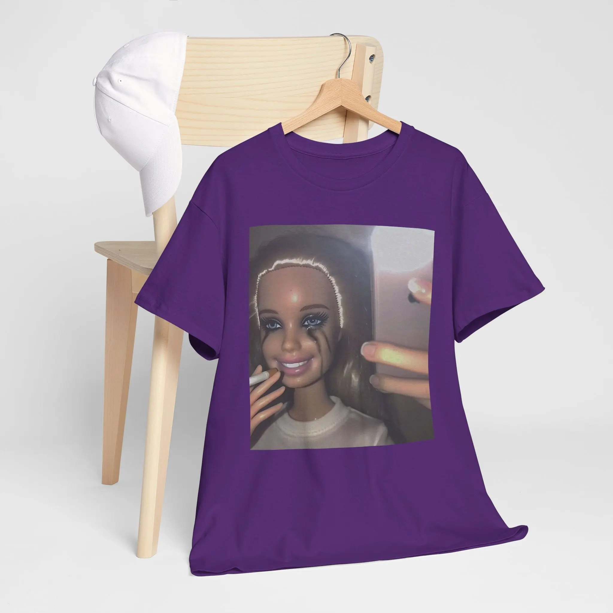 MemeTee — Creepy Doll Selfie Print