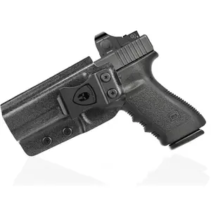 Left Hand WARRIORLAND G20 21 22 Holster IWB Kydex Holster w/Optics Cut: G21 / G20 (Gen 3 4 5) & G22 Gen 5, Inside Waistband Appendix Carry Holster G21, Adj. Retention & Cant,