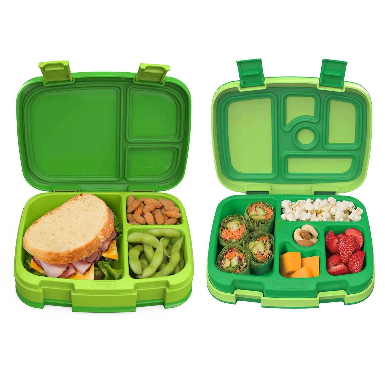 BENTGO Fresh and Kids Lunch Box (2-Pack) Meal - Leak-Proof Adult and Kid Meal Container