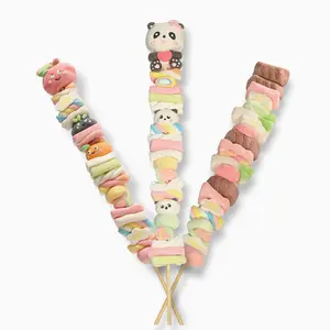 ORICANDY Colourful Joye Marshmallow Fluff Candy - Yum Boujee Marshmallow Fluff Snack Box, Bonfire Marshmallow Fluff with Zero Sugar Viral Snacks, Cheap Stuff Rare Snacks Snacks, 2-Pack