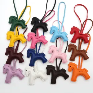 Pony Pendant PU Leather Bag Pendant High End Multi Functional Car & Bag Accessory in Multiple Colors for Stylish Enthusiasts