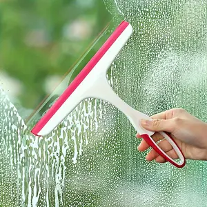 1pc Window Cleaning Scraper, New Squeegee for Shower Glass, 3 in 1 Spray Function, All-Purpose Window Cleaner Tool for Glass Doors, Mirrors