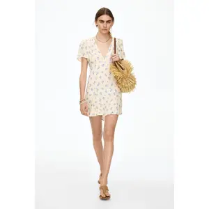 H&M Flared-skirt viscose dress