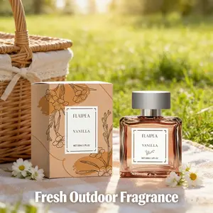 Flaipea Vanilla Unisex Perfume 50ML, Bakery-Inspired Sweetness with Pistachio & Vanilla Notes, Gourmand Fragrance, Long Lasting Eau De Parfum, Captivating Scent